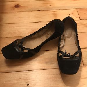 TODS Degas Suede Ballet Flats